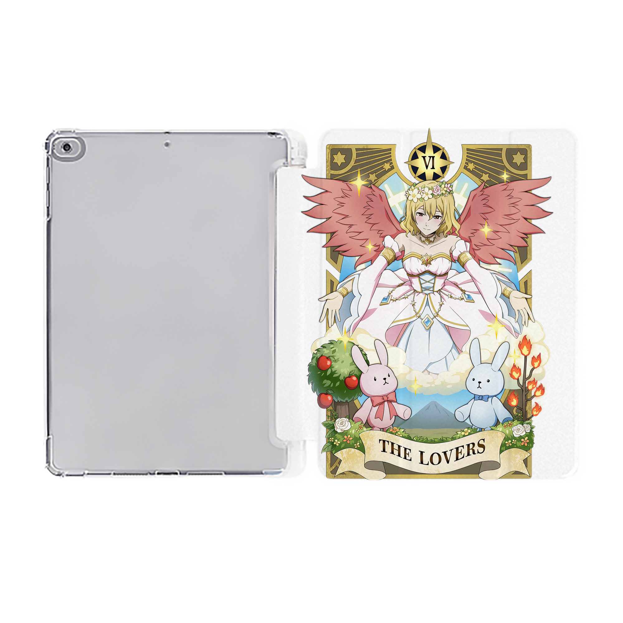 （画像用） 文豪ストレイドッグス Bungo Stray Dogs IPad ケース ペン収納付き 三つ折りスタンド PUレザー×シリコン 対応機種9.5/10.5/10.9インチ